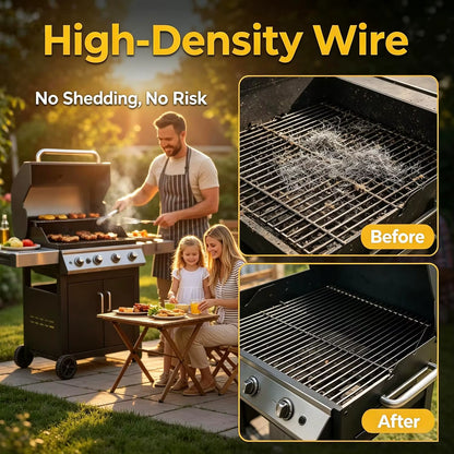 Electric Grill Brush Rechargeable Cordless BBQ Scrubber Barbecue Grates Cleaning Brush for Iron Gas Charcoal Grills