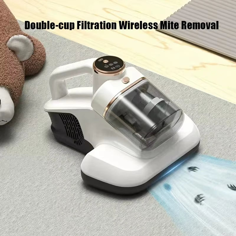 Small Handheld Wired High Frequency Strong Suction Vacuum Cleaner Dust Mite Removal for Bed